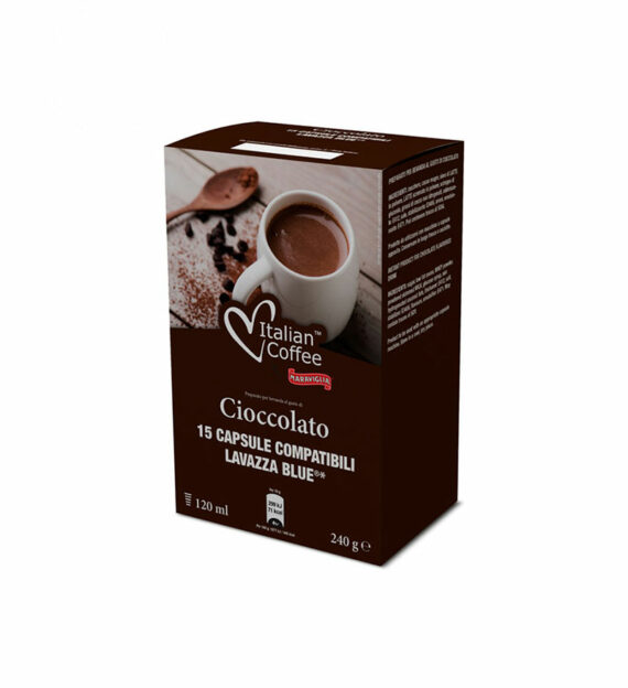 15 Capsule Italian Coffee Cioccolato – Compatibile Lavazza Blue