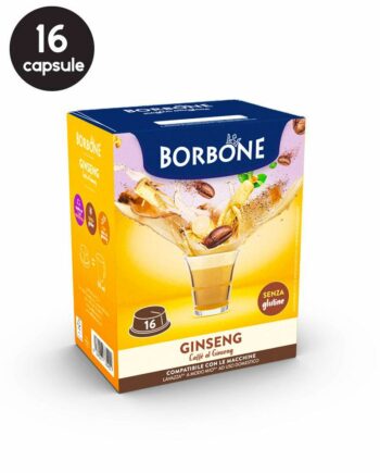 16 Capsule Borbone Ginseng - Compatibile A Modo Mio