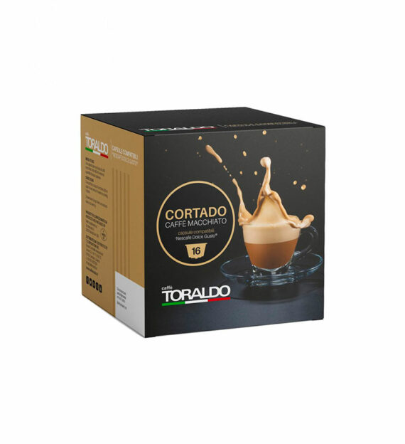 16 Capsule Caffe Toraldo Cortado - Compatibile Dolce Gusto
