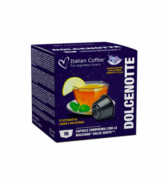 16 Capsule Italian Coffee Ceai DolceNotte - Compatibile Dolce Gusto