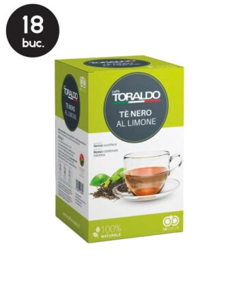 18 Paduri Caffe Toraldo Ceai Negru cu Lamaie - Compatibile ESE44