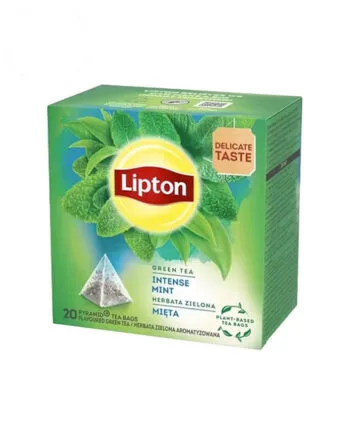 20 Plicuri Ceai Verde Intense Mint - Lipton 20 Plicuri Ceai Verde Intense Mint - Lipton