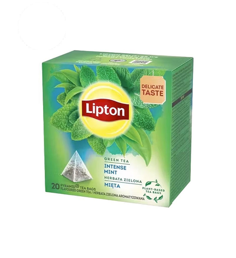 20 Plicuri Ceai Verde Intense Mint - Lipton 20 Plicuri Ceai Verde Intense Mint - Lipton