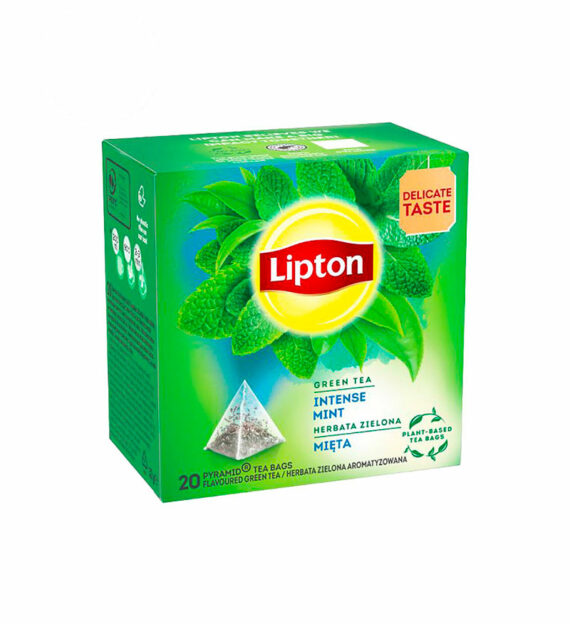 20 Plicuri Ceai Verde Intense Mint - Lipton