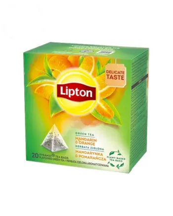 20 Plicuri Ceai Verde Mandarine si Portocale - Lipton 20 Plicuri Ceai Verde Mandarine si Portocale - Lipton