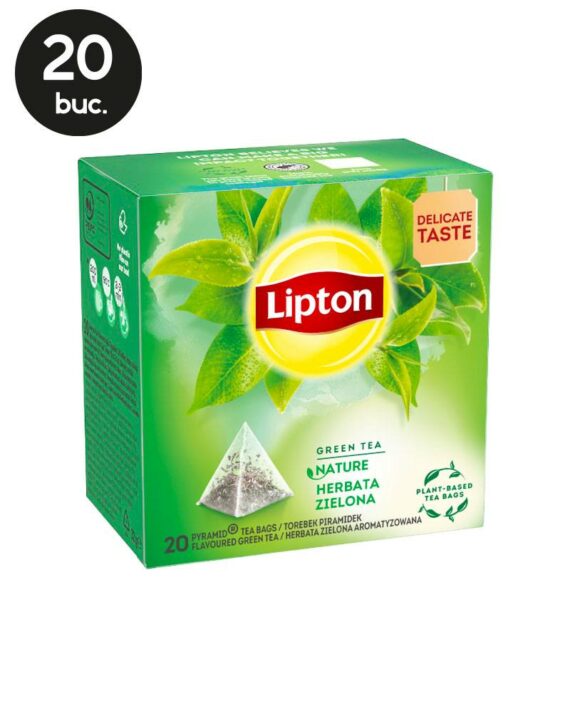 20 Plicuri Ceai Verde Nature - Lipton
