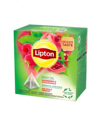 20 Plicuri Ceai Verde Zmeura si Rodie - Lipton 20 Plicuri Ceai Verde Zmeura si Rodie - Lipton