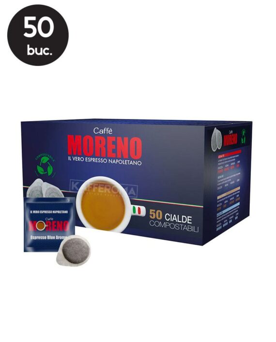 50 Paduri Caffe Moreno Aroma Blu - Compatibile ESE44