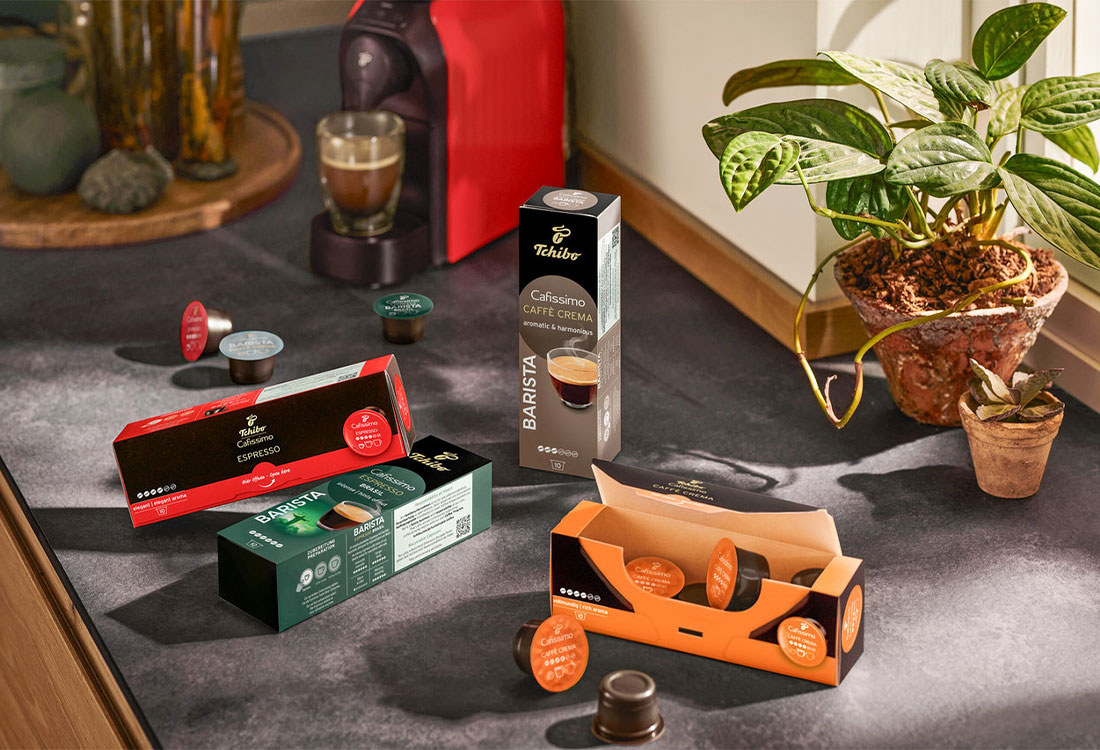 96 Capsule Maxi Pack Tchibo Cafissimo Caffe Crema Rich Aroma