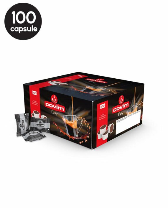 100 Capsule Covim Mistero Nero – Compatibile Espresso Point