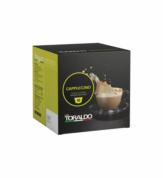 16 Capsule Caffe Toraldo Cappuccino - Compatibile Dolce Gusto