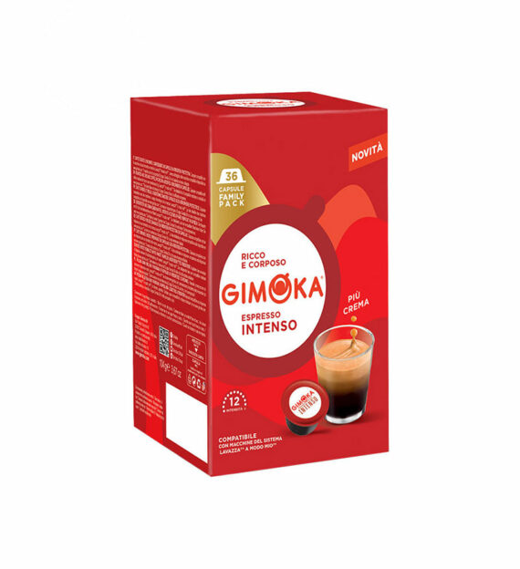 36 Capsule Gimoka Intenso – Compatibile A Modo Mio