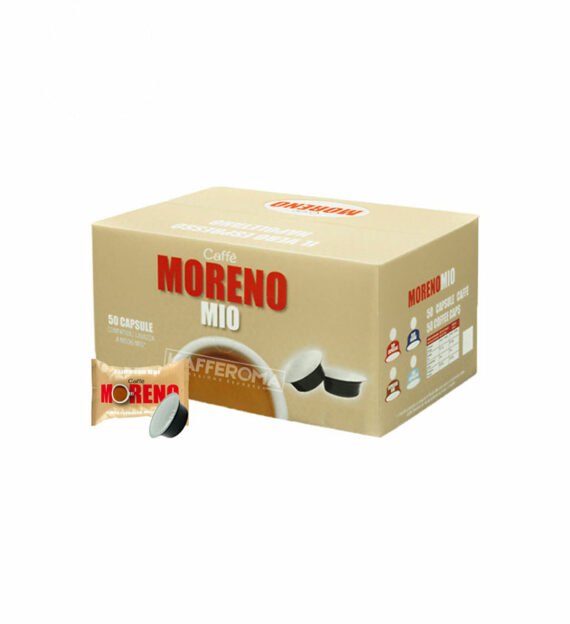 50 Capsule Caffe Moreno Aroma Espresso – Compatibile A Modo Mio