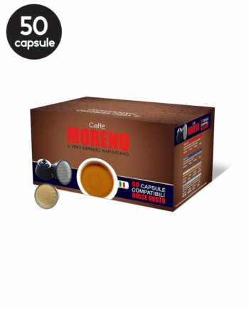 50 Capsule Caffe Moreno Aroma Espresso - Compatibile Dolce Gusto
