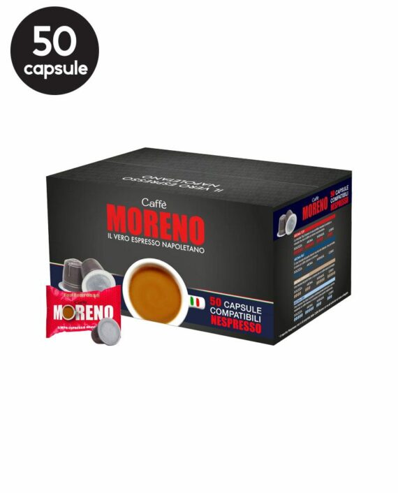 50 Capsule Caffe Moreno Aroma Top - Compatibile Nespresso