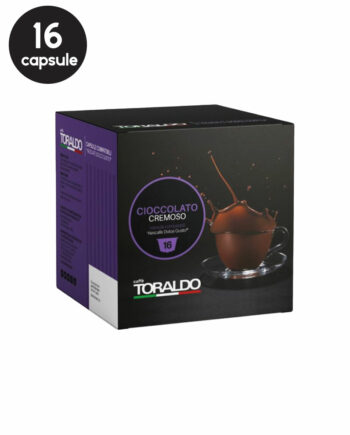 16 Capsule Caffe Toraldo Cioccolato Cremoso - Compatibile Dolce Gusto