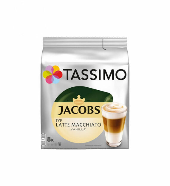 16 (8+8) Capsule Tassimo Jacobs Latte Macchiato Vanilla