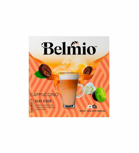16 (8+8) Capsule Belmio Cappuccino - Compatibile Dolce Gusto