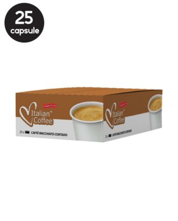 25 Capsule Italian Coffee Cortado – Compatibile Espresso Point