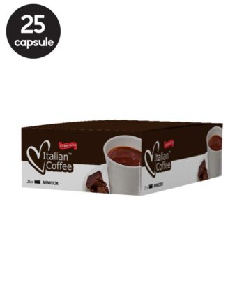 25 Capsule Italian Coffee Mini Cioccolato – Compatibile Espresso Point