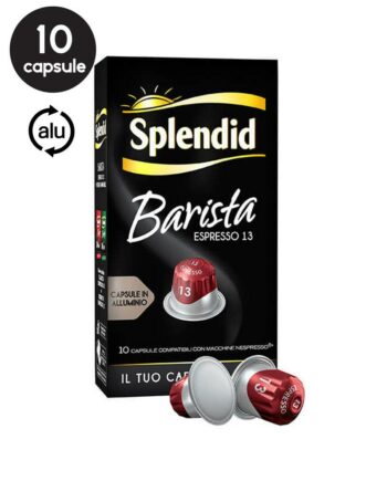 10 Capsule Aluminiu Splendid Barista – Compatibile Nespresso