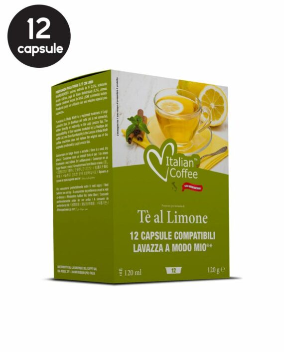 12 Capsule Italian Coffee Ceai Lamaie - Compatibile A Modo Mio