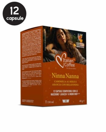 12 Capsule Italian Coffee Ceai Ninna Nanna - Compatibile A Modo Mio 12 Capsule Italian Coffee Ceai Ninna Nanna - Compatibile A Modo Mio