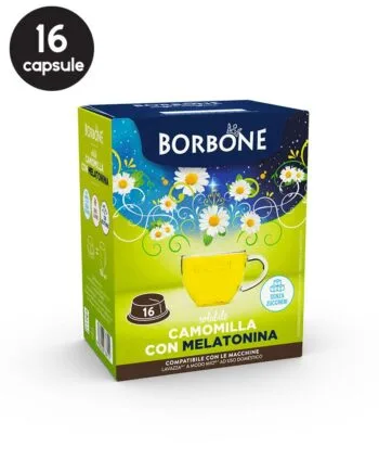 16 Capsule Borbone Ceai Musetel cu Melatonina - Compatibile A Modo Mio