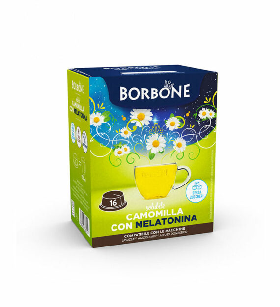 16 Capsule Borbone Ceai Musetel cu Melatonina - Compatibile A Modo Mio