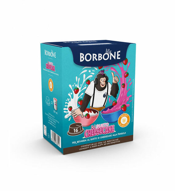 16 Capsule Borbone DJ Gusto Cheesecake - Compatibile A Modo Mio