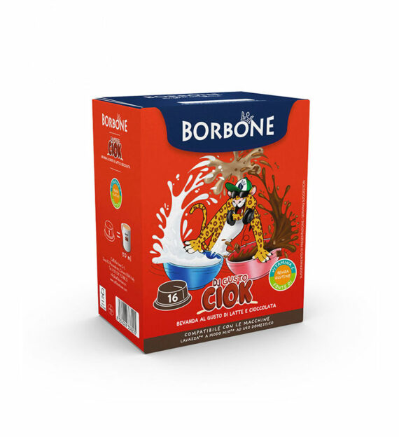 16 Capsule Borbone DJ Gusto Ciok - Compatibile A Modo Mio