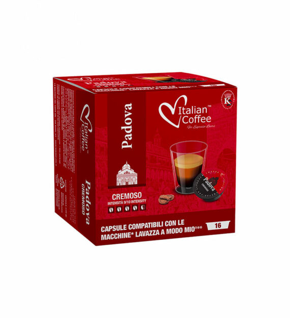 16 Capsule Italian Coffee Padova Cremoso - Compatibile A Modo Mio