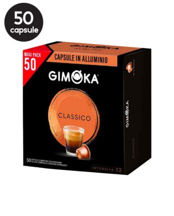 50 Capsule Aluminiu Gimoka Classico - Compatibile Nespresso