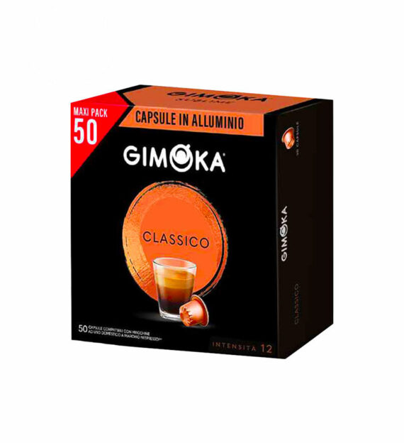 50 Capsule Aluminiu Gimoka Classico - Compatibile Nespresso