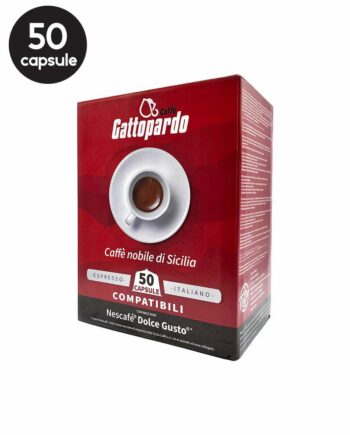 50 Capsule Caffe Gattopardo Dakar - Compatibile Dolce Gusto