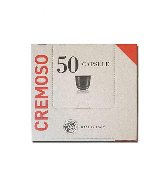 50 Capsule Caffe Vergnano Espresso Cremoso - Compatibile Nespresso