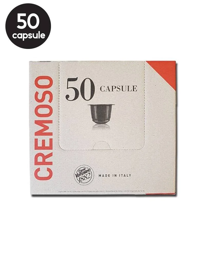 50 Capsule Caffe Vergnano Espresso Cremoso - Compatibile Nespresso 50 Capsule Caffe Vergnano Espresso Cremoso - Compatibile Nespresso