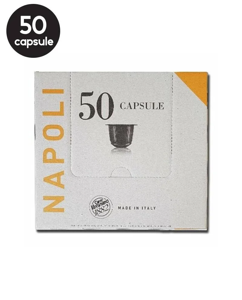 50 Capsule Caffe Vergnano Espresso Napoli - Compatibile Nespresso 50 Capsule Caffe Vergnano Espresso Napoli - Compatibile Nespresso