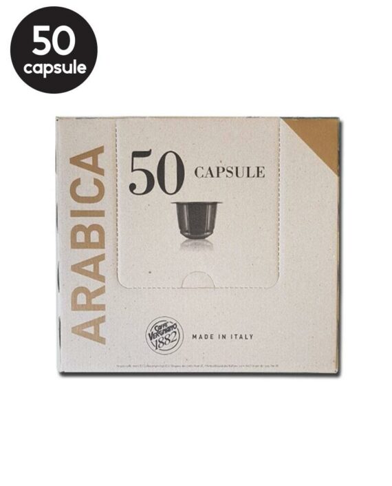50 Capsule Caffe Vergnano Espresso Oro Arabica - Compatibile Nespresso