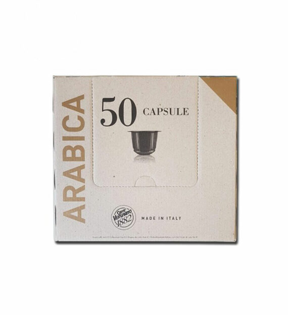 50 Capsule Caffe Vergnano Espresso Oro Arabica - Compatibile Nespresso