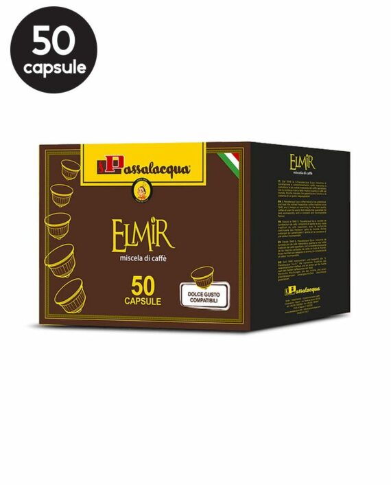 50 Capsule Passalacqua Miscela Elmir - Compatibile Dolce Gusto