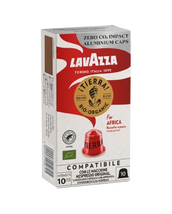 10 Capsule Aluminiu Lavazza Tierra Bio Organic for Africa – Compatibile Nespresso 10 Capsule Aluminiu Lavazza Tierra Bio Organic for Africa – Compatibile Nespresso – Kafferoma