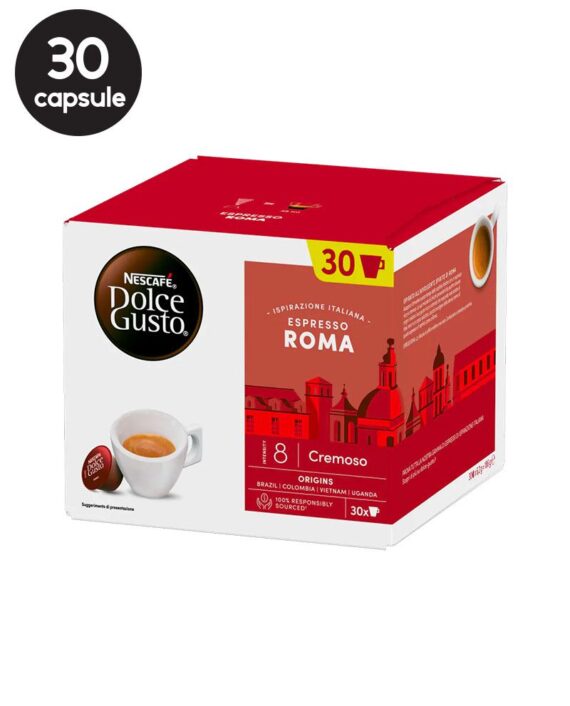 30 Capsule Nescafe Dolce Gusto Espresso Roma
