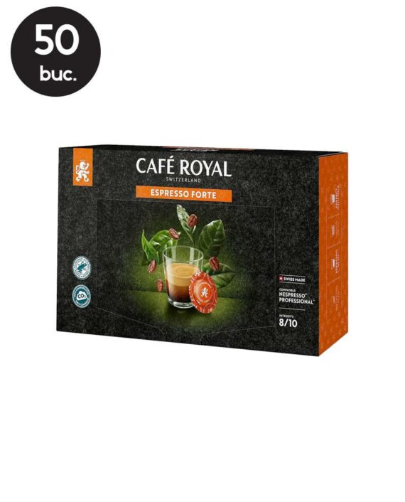 50 Capsule Cafe Royal Espresso Forte - Compatibile Nespresso Professional