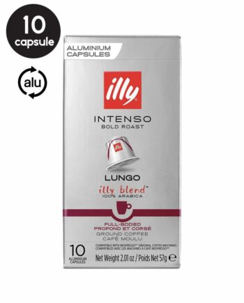 10 Capsule Illy Espresso Intenso Lungo - Compatibile Nespresso