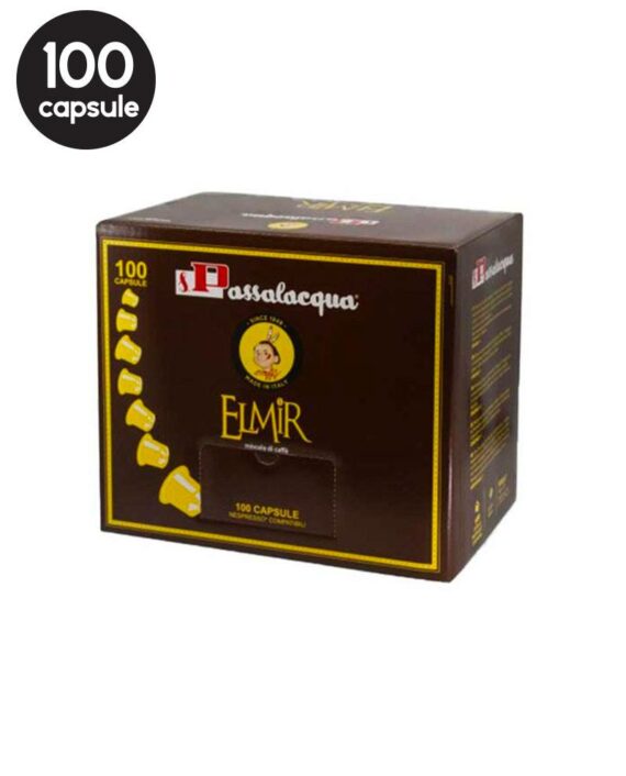 100 Capsule Passalacqua Miscela Elmir - Compatibile Nespresso