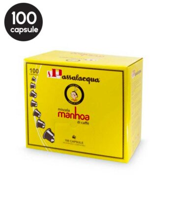 100 Capsule Passalacqua Miscela Manhoa - Compatibile Nespresso