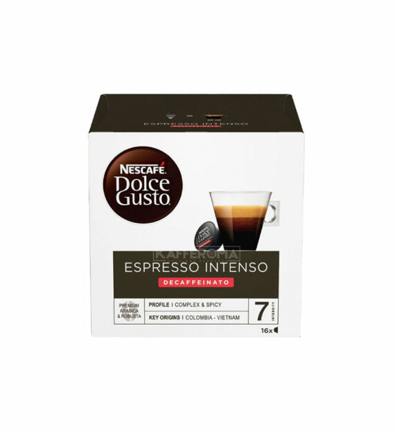 16 Capsule Nescafe Dolce Gusto Espresso Intenso Decaffeinato