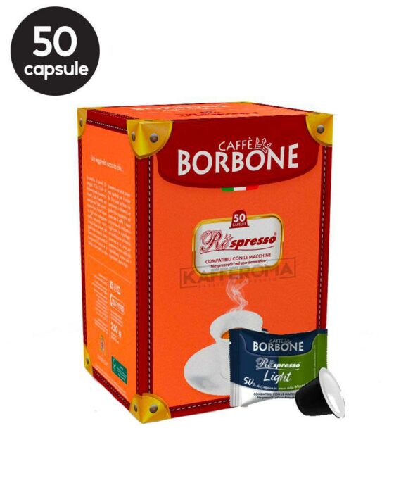 50 Capsule Borbone Respresso Miscela Light - Compatibile Nespresso