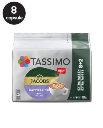 8+2 Capsule Tassimo Jacobs Cappucino Choco